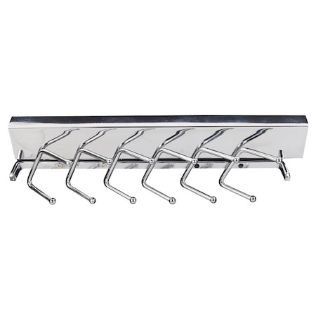 Hardware Resources Polished Chrome 12" Tie Rack 295T-PC